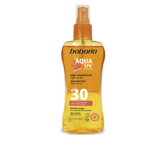 Solskyddsspray Babaria Solar Aqua UV SPF 30 (200 ml)