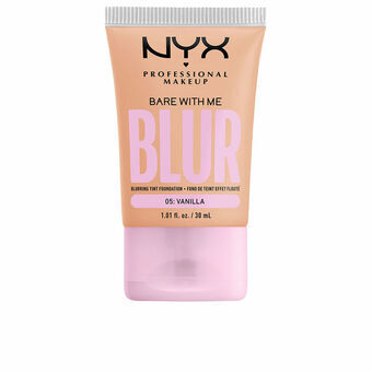 Flytande makeupbas NYX Bare With Me Blur Nº 05-vanilla 30 ml