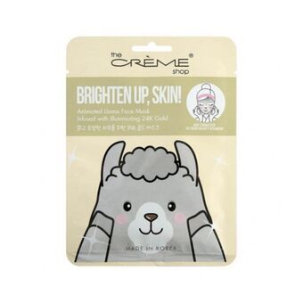 Ansiktsmask The Crème Shop Brighten Up, Skin! Llama (25 g)
