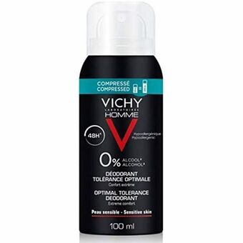 Deodorantspray Vichy Tolérance Optimale Män Alkoholfri 48 timmar Vuxna, unisex (100 ml)