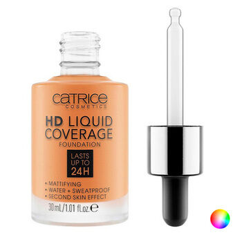 Flytande makeupbas Hd Liquid Coverage Foundation Catrice