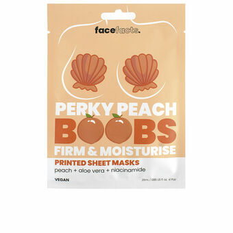 Fuktande ansiktsmask Perky Peach Boobs Byst 25 ml