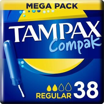 Vanliga tamponer Tampax Compak 38 unidades