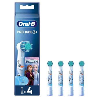 Tandborsthuvud Oral-B EB10 4 FFS FROZEN II Blå/Vit 4 antal
