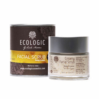 Ansiktsskrubb Ecologic Cosmetics Honey & Lemon 50 ml
