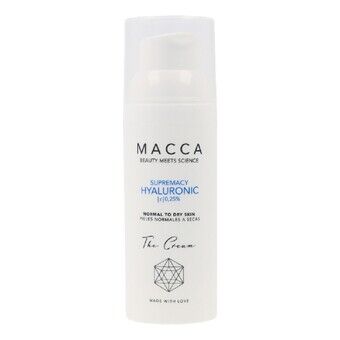 Intensivt återfuktande kräm Supremacy Hyaluronic Macca 0,25% Hyaluronsyra Torr hud (50 ml)
