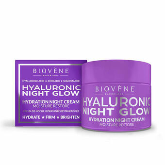 Nattkräm Biovène Hyaluronic Night Glow 50 ml