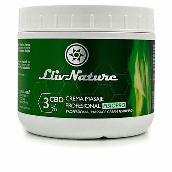 Massagekräm Lliv Nature Fisiopro CBD 500 ml
