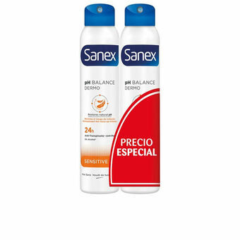 Deodorantspray Sanex Sensitive 2 antal 200 ml