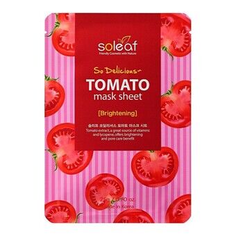 Ljusnande ansiktsmask So Delicious Soleaf Tomat (25 g)