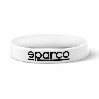 Armband Sparco Vit Silikon 9 cm (One size) (10 antal)