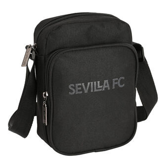 Axelväska Sevilla Fútbol Club Teen 16 x 22 x 6 cm Svart