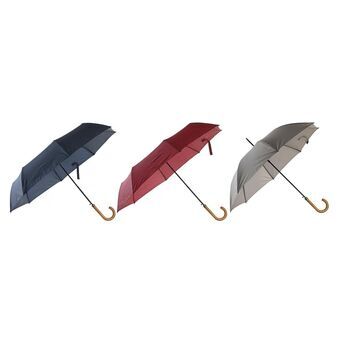 Automatiskt paraply DKD Home Decor Metall Pongee (104 x 104 x 89 cm) (3 antal)