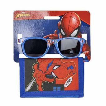 Sunglasses and Wallet Set Spider-Man 2 Delar Blå
