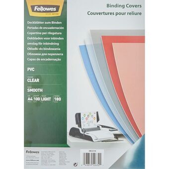 Binding Covers Fellowes 100 antal Transparent PVC A4