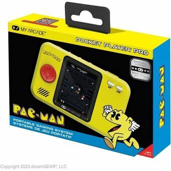 Bärbar spelkonsol My Arcade Pocket Player PRO - Pac-Man Retro Games Gul
