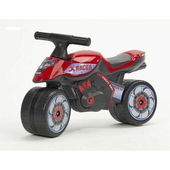 Trehjuling Falk Baby Moto X Racer Rider-on Röd Röd/Svart