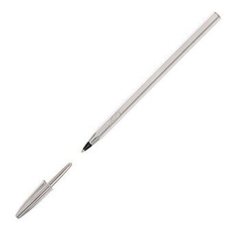Penna för flytande bläck Bic 921339 Svart Silvrig 0,32 mm (20 Delar)