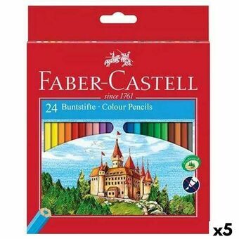 Färgpennor Faber-Castell Multicolour (5 antal)