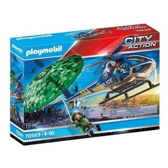 Playset City Action Polishelikopter: Parachute Chase PLAYMOBIL 70569 (19 st)