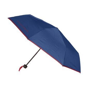 Hopfällbart paraply Benetton Marinblå (Ø 94 cm)