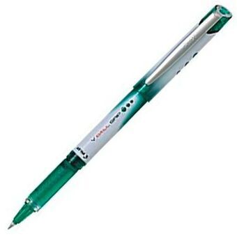 Liquid ink ballpoint pen Pilot Roller V-Ball Grip 0,7 Grön 12 antal