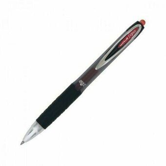 Penna för flytande bläck Uni-Ball Rollerball Signo UM-207 Röd 0,4 mm (12 Delar)