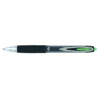 Penna för flytande bläck Uni-Ball Rollerball Signo UM-207 Grön 0,4 mm (12 Delar)