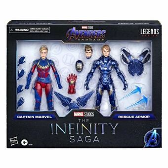 Actionfigurer Hasbro Legends Infinity Captain Marvel Casual 1 Delar