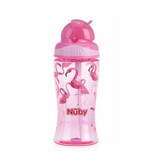 övningskoppen Nûby Flip-it Rosa flamingo 360 ml