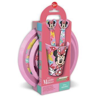 Matset för barn Minnie Mouse Rosa 5 Delar