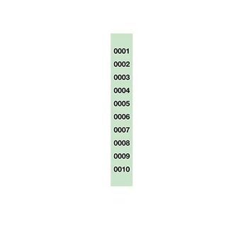 Lotterinummerremsor Apli 1-1000 30 x 210 mm (10 antal)