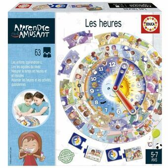 Utbildningsspel Educa Les heures (FR)