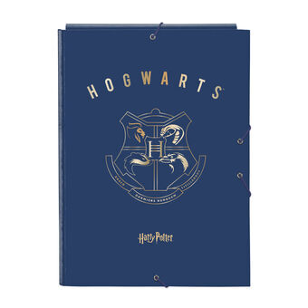 Folder Harry Potter Magical Brun Marinblå A4 (26 x 33.5 x 2.5 cm)