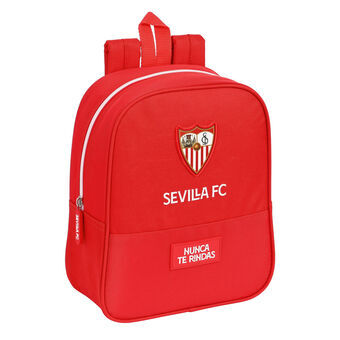 Skolryggsäck Sevilla Fútbol Club Röd (22 x 27 x 10 cm)