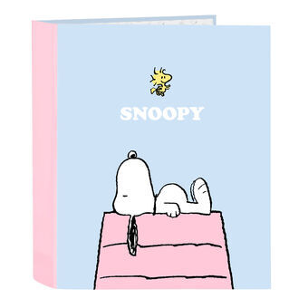 Ringpärm Snoopy Imagine Blå A4 (27 x 33 x 6 cm)