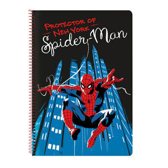 Anteckningsbok Spiderman Hero Svart A4 80 Blad