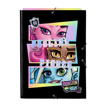 Folder Monster High Creep Svart A4