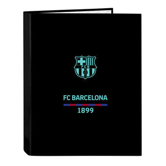 Ringpärm F.C. Barcelona Svart A4 26.5 x 33 x 4 cm