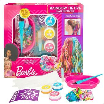 Hårstylingset Barbie Rainbow Tie Hår med höjdpunkter Multicolour