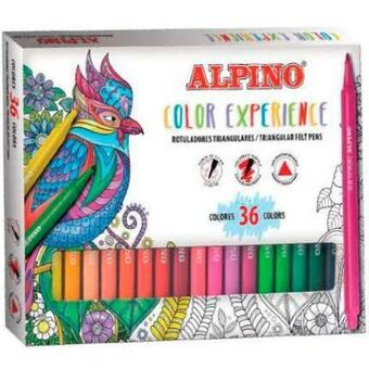 Tuschpennor Alpino Color Experience Multicolour 36 Delar