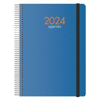Dagbok SYNCRO  DOHE 2024 Årlig Blå 15 x 21 cm