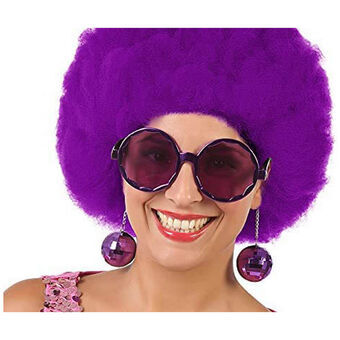 Glasögon Hippie Purpur Violett anos 70