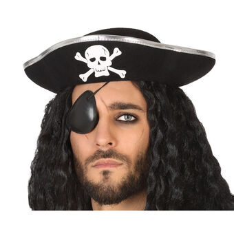 Hatt Pirat Svart Pirater