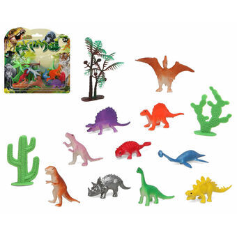 Set med dinosaurier 13 Delar