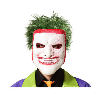 Mask Joker Vit 23 x 17 cm