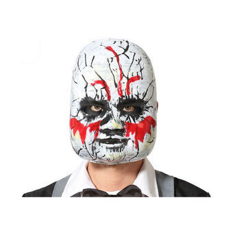 Mask Halloween Djävulsdocka Vit