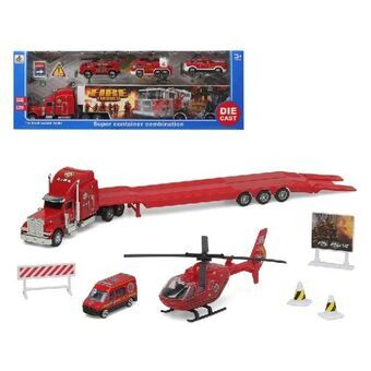Playset Super Container Fire Fordonsbil 39 x 14 cm