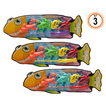 fiskespel Multicolour 3 antal