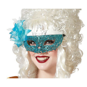 Venetiansk karnevalmask Blå